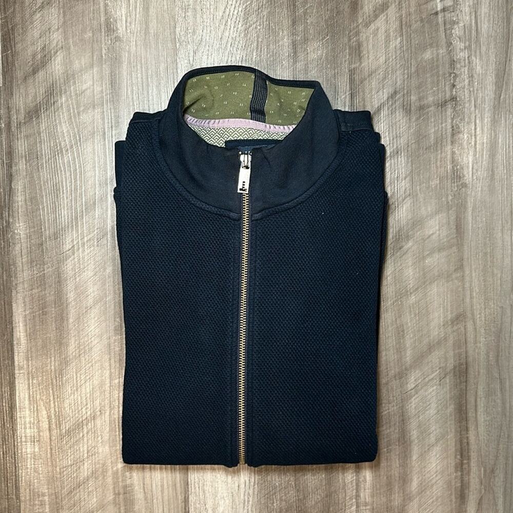 Ted Baker Full Zip Bonfyre Sweater Jacket - 6 (2XL)